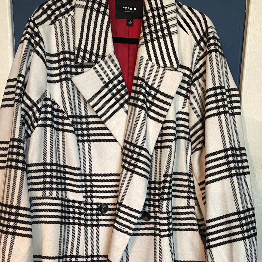 Torrid Plaid Coat